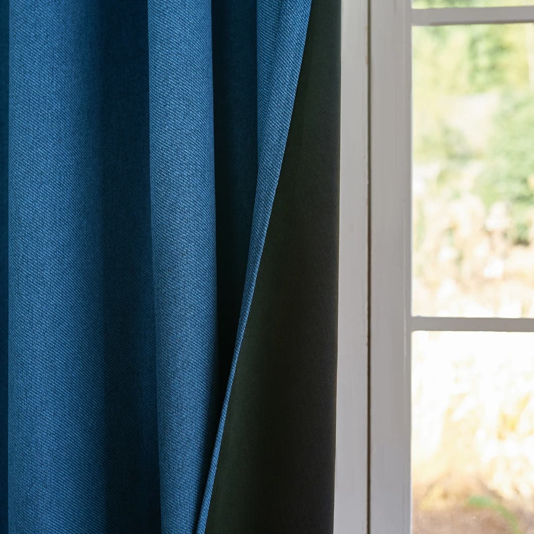Curtain Club Blackout Grommet Curtains 52x63 Navy (1 pair)