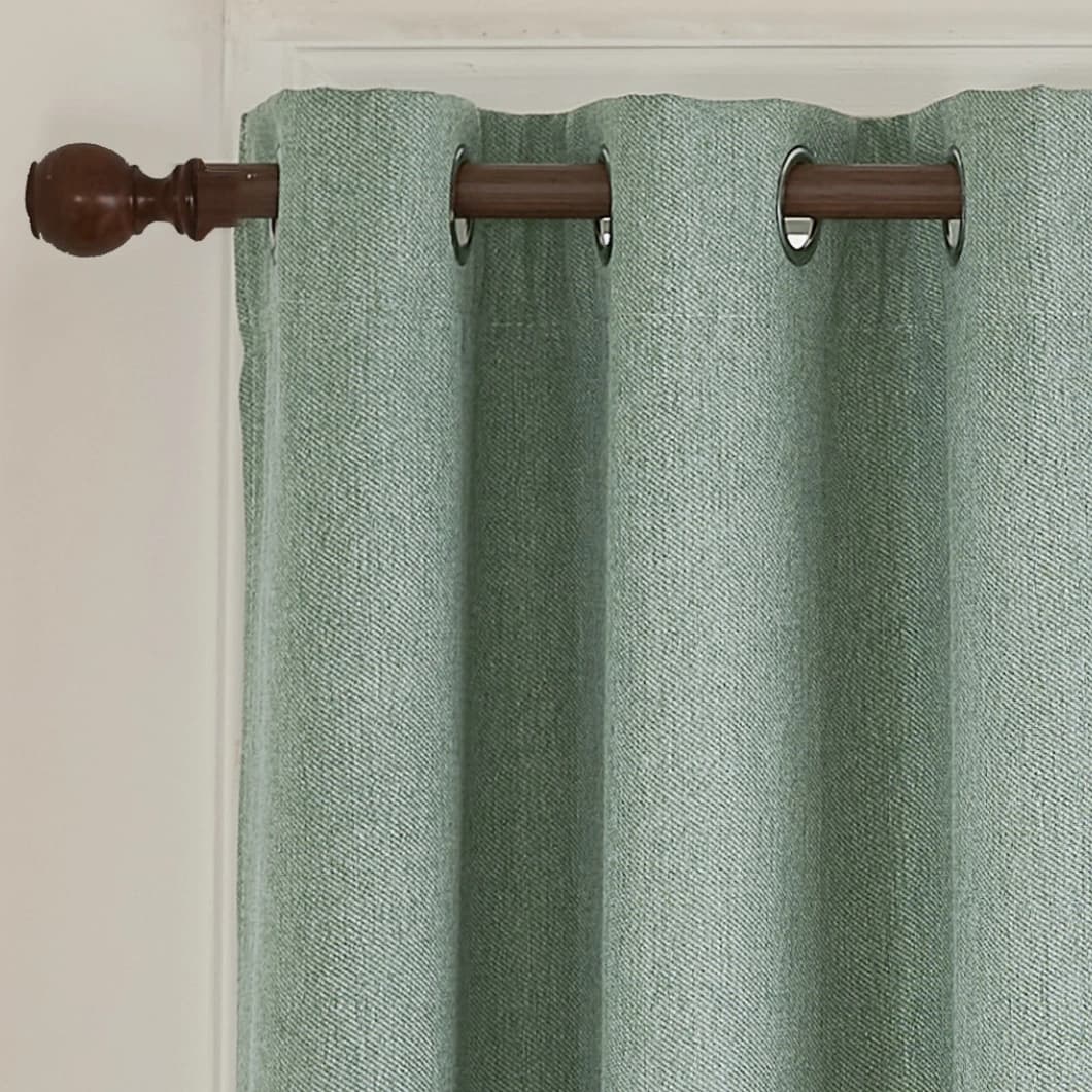 Curtain Club Blackout Grommet Curtains 52x63 Sage (1 pair)