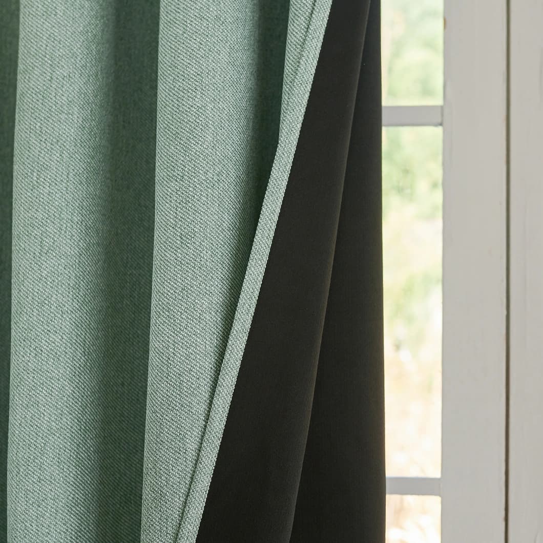 Curtain Club Blackout Grommet Curtains 52x63 Sage (1 pair)