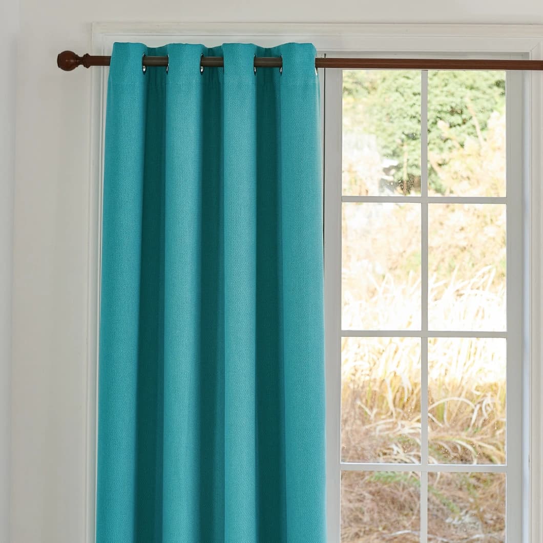 Curtain Club Blackout Grommet Curtains 52x63 Turquoise (1 pair)