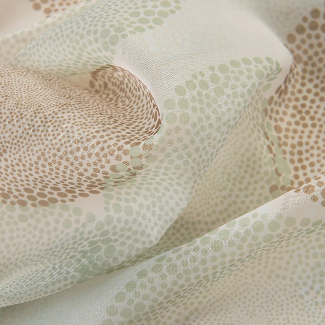 Voile Sheer Rod Pocket Curtains 52x84 Beige (4 Panels)