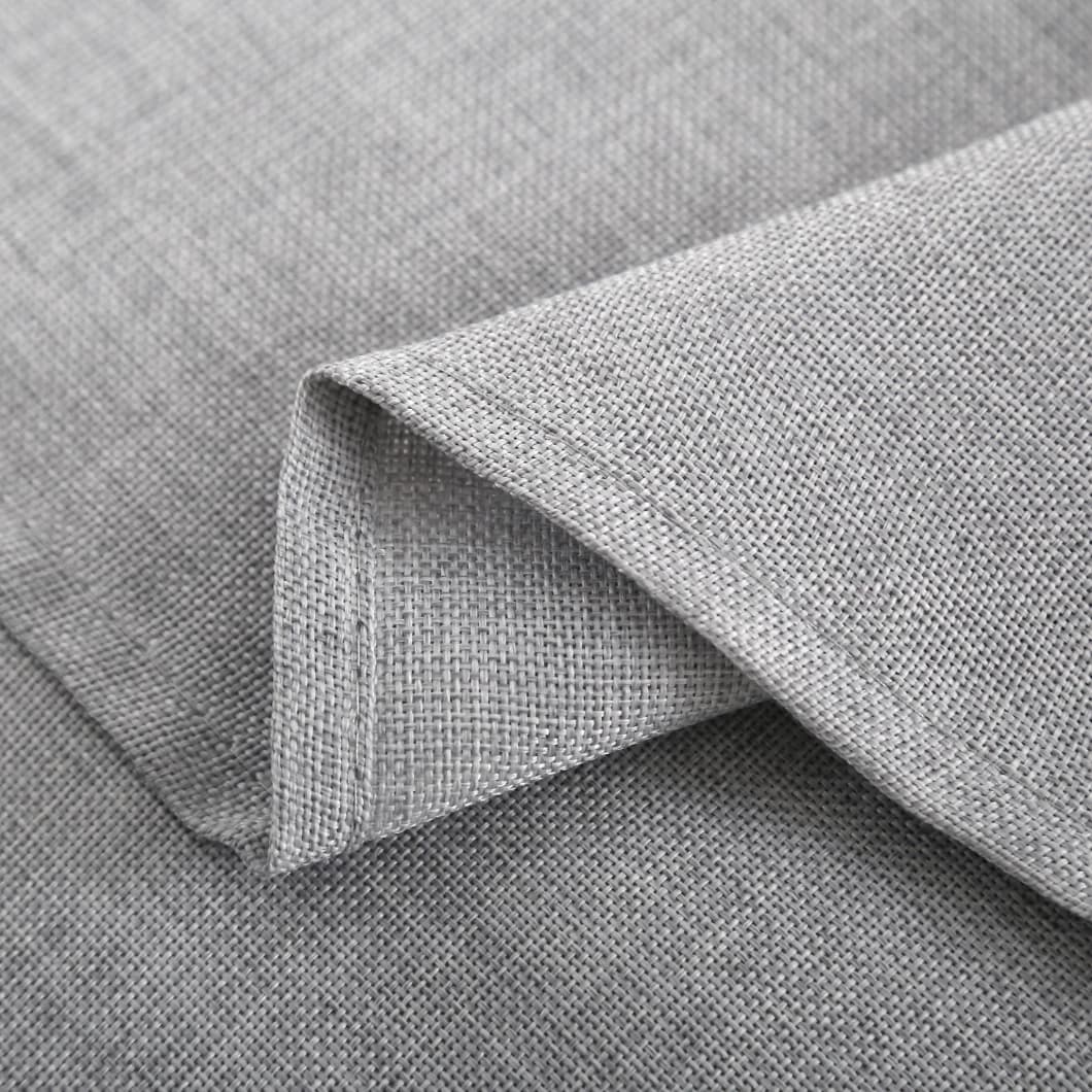 Solid Decorative Grommet Curtains 34x84 Silver (4 Panels )