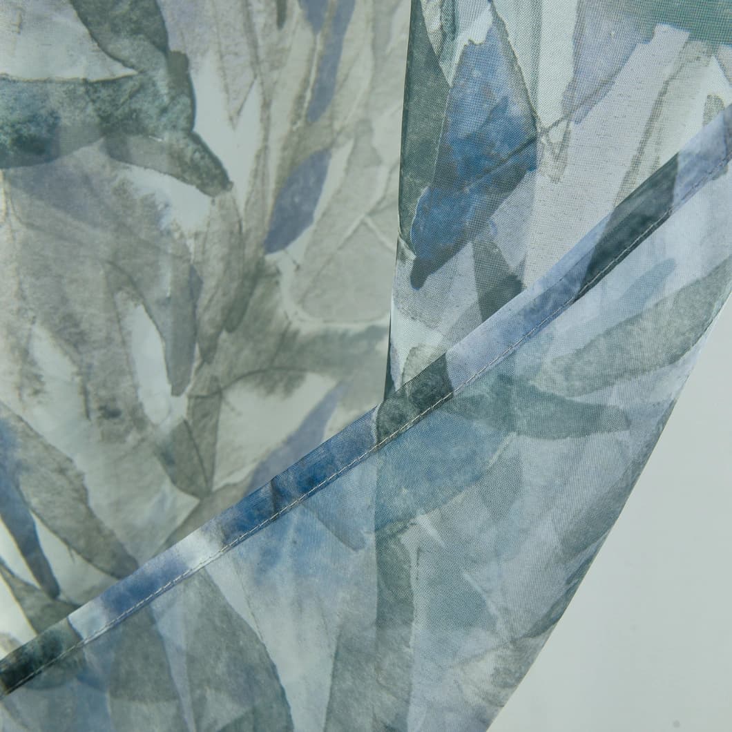 Voile Sheer Rod Pocket Curtains 52x84 Charcoal (4 Panels)