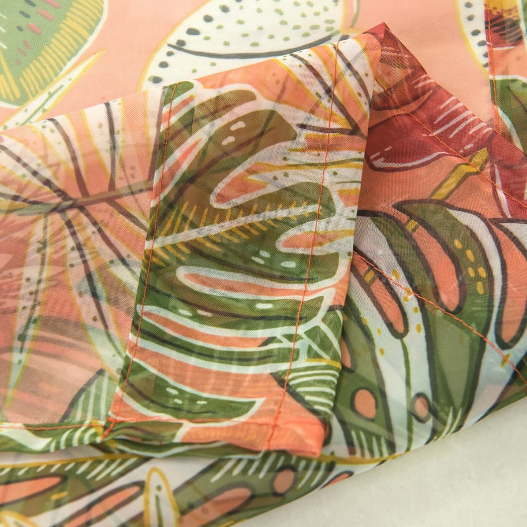 Voile Sheer Rod Pocket Kitchen Curtain 52x63 Peach (4 Panels)