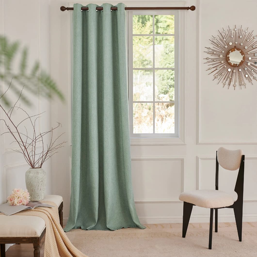 Blackout Grommet Curtain 52x95 Sage (1 Pair)