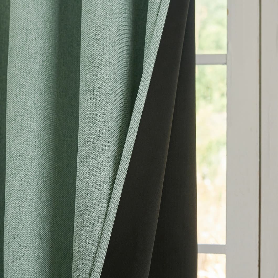 Blackout Grommet Curtain 52x95 Sage (1 Pair)