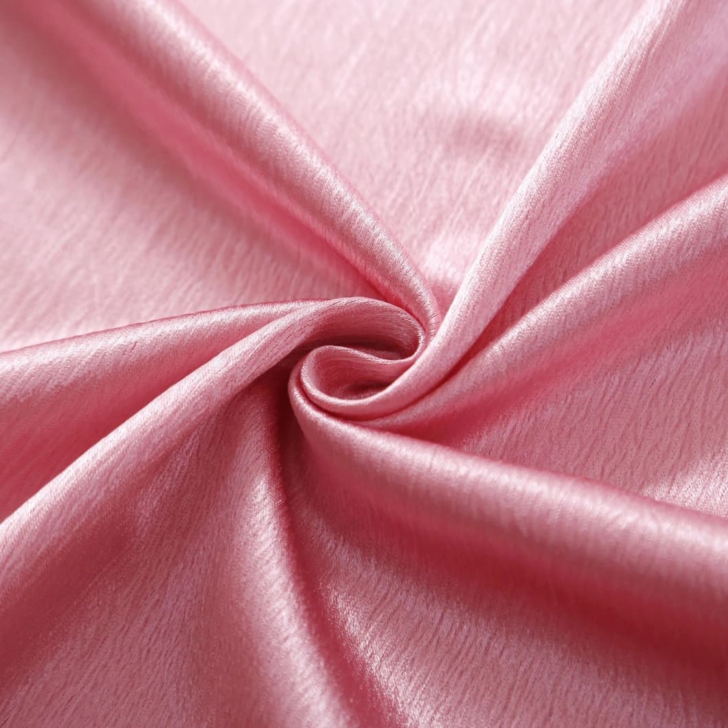 Heavy Crushed Sateen Rod Pocket Curtains 52x90 Blush (1 Pair)