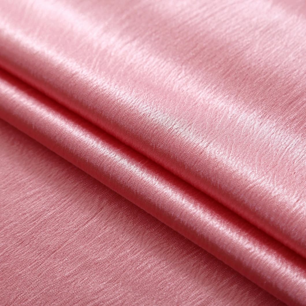 Heavy Crushed Sateen Rod Pocket Curtains 52x90 Blush (1 Pair)