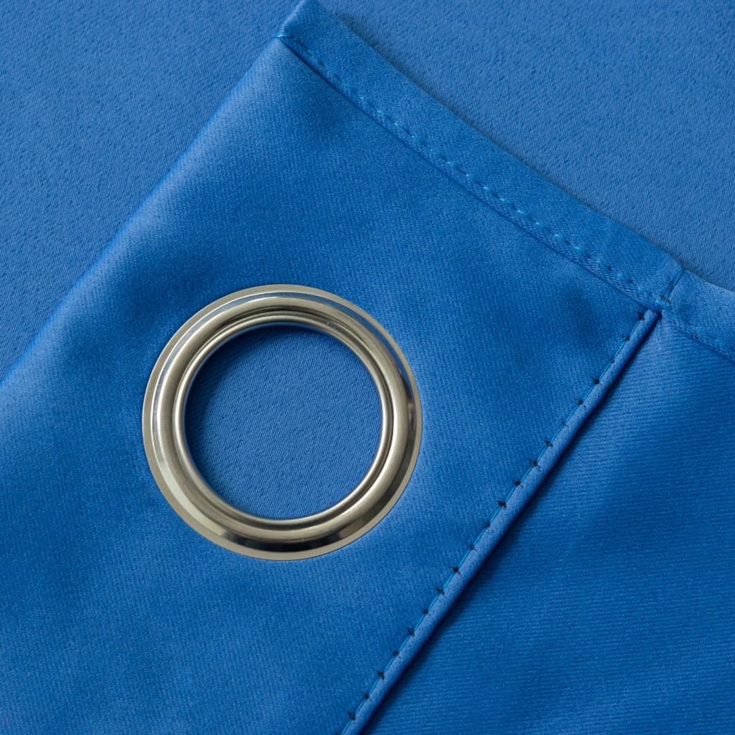 Curtain Club Solid Blackout Grommet Curtains 52x84 Royal Blue (1 Pair)