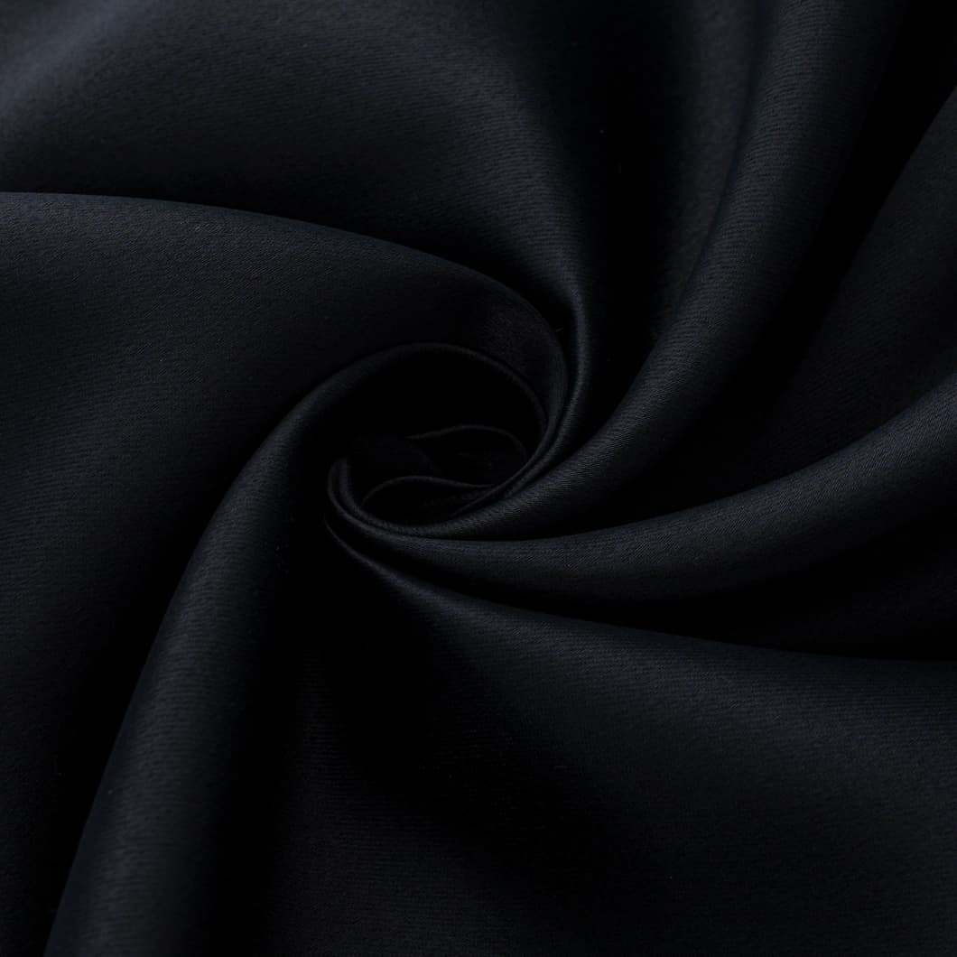 Solid Blackout Grommet Curtains 52x95 Black (4 Panels)