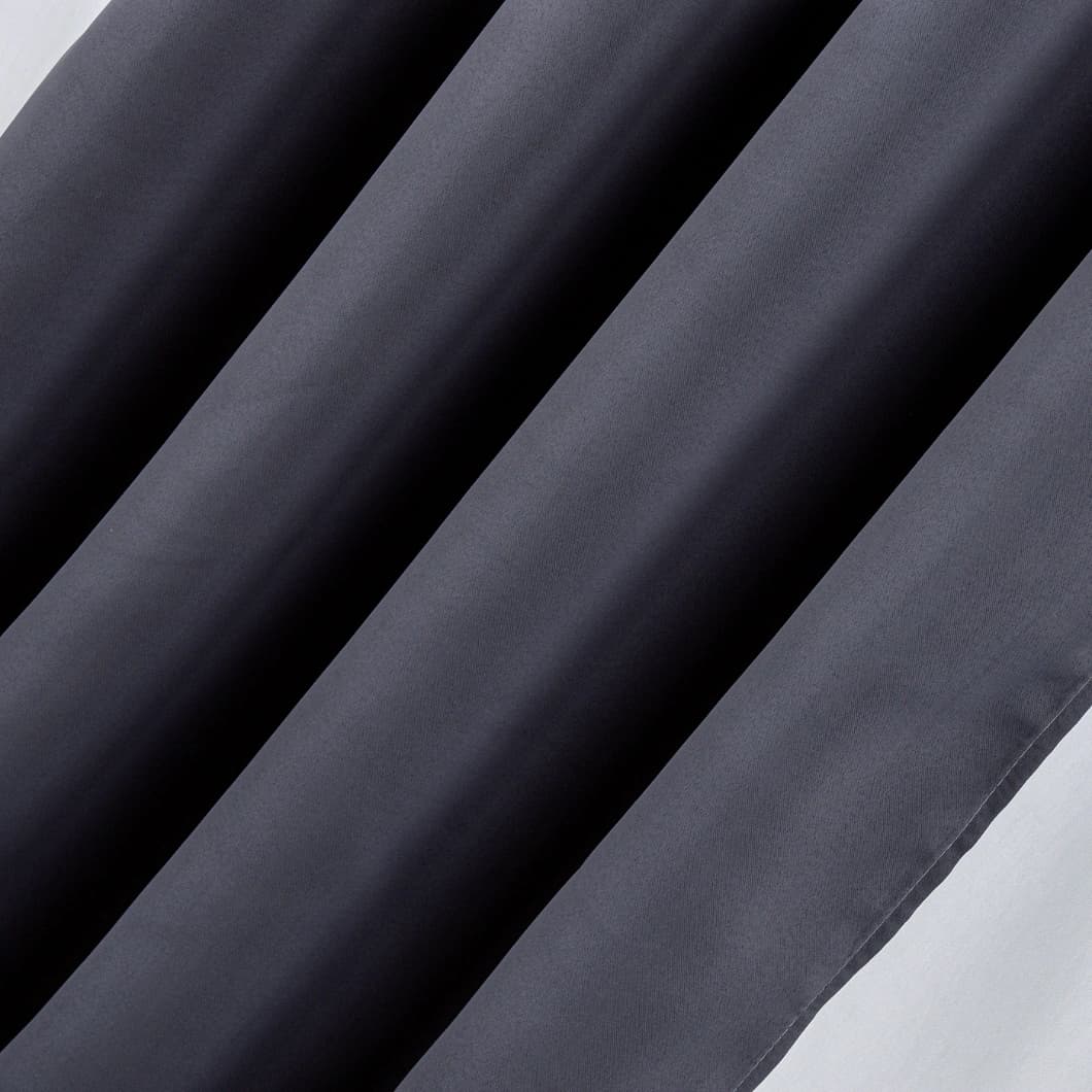 Solid Blackout Grommet Curtains 52x95 Charcoal (4 Panels)