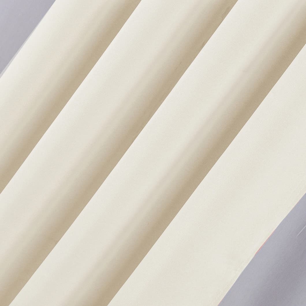 Solid Blackout Grommet Curtains 52x95 Beige (4 Panels)