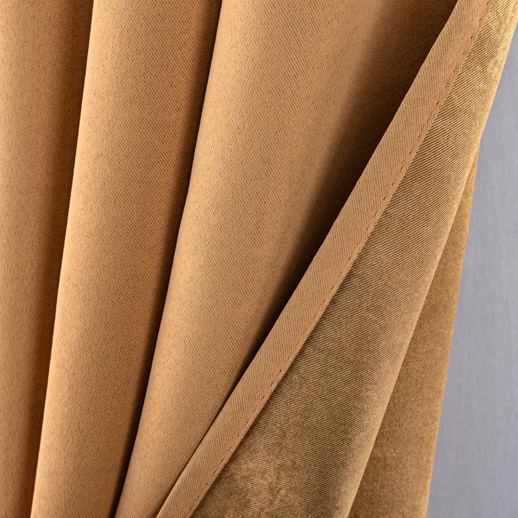 Solid Blackout Grommet Curtains 52x95 Gold (4 Panels)