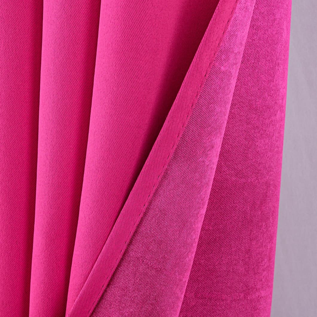 Solid Blackout Grommet Curtains 52x95 Hot Pink (4 Panels)