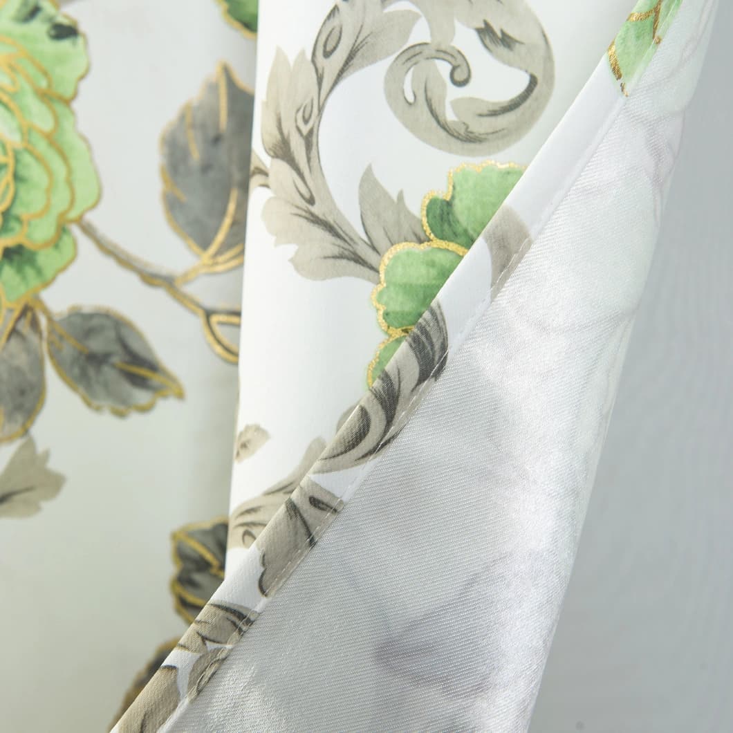 Curtain Club Metallic Blackout Grommet Curtains 52x84 Lime (1 Pair)