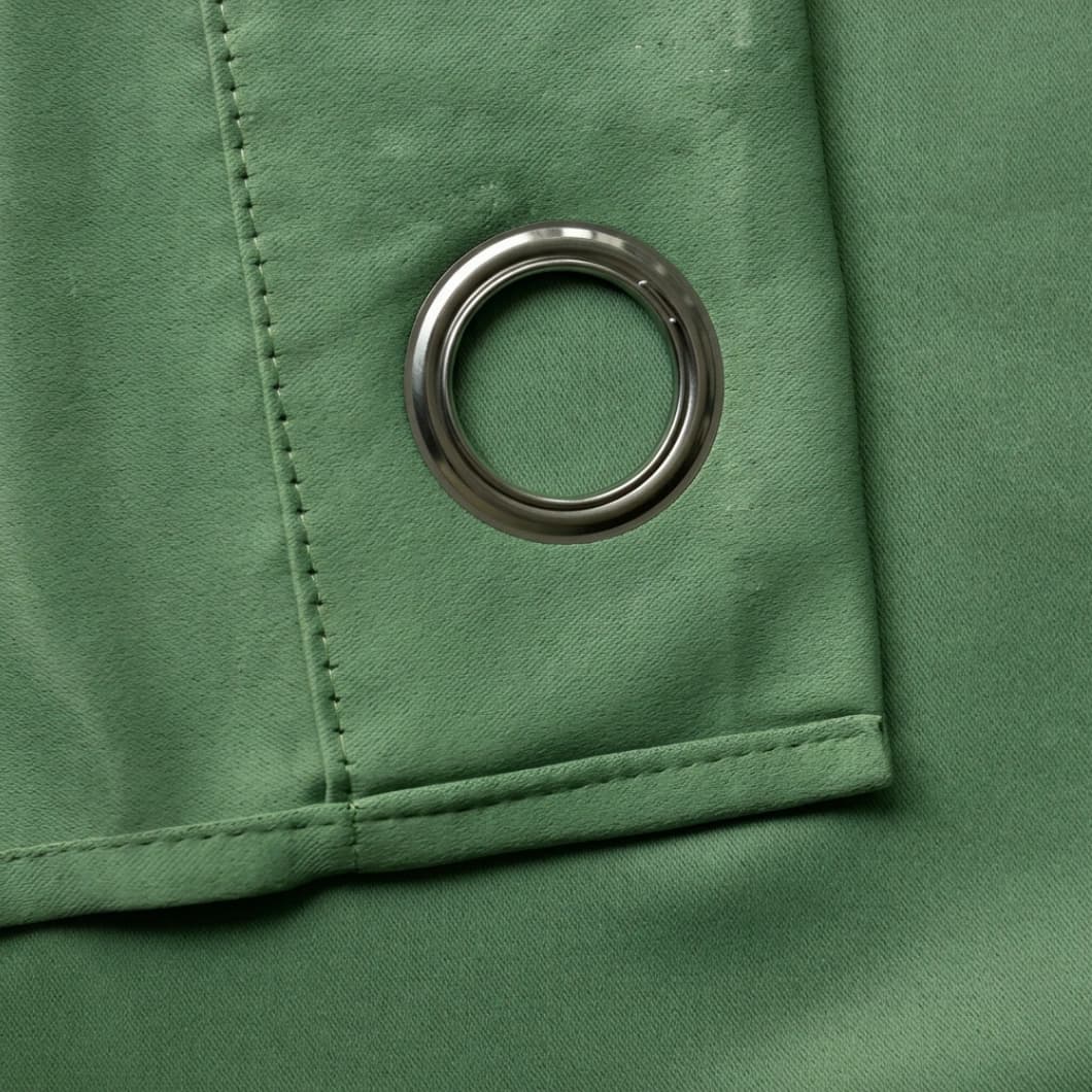 Curtain Club Solid Blackout Grommet Curtains 52x84 Sage (1 Pair)