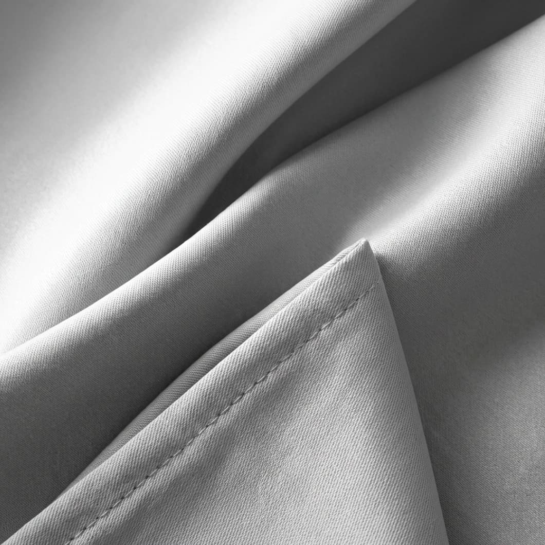 Curtain Club Solid Blackout Grommet Curtains 52x84 Silver (1 Pair)