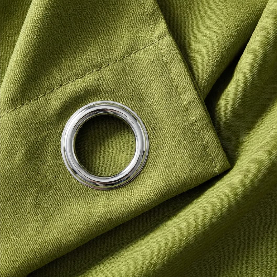 Curtain Club Blackout Grommet Curtains 52x84 Olive Green (1 Pair)